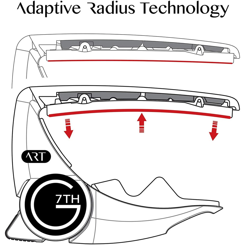 G7th C81020 Performance 3 Steel String. Black