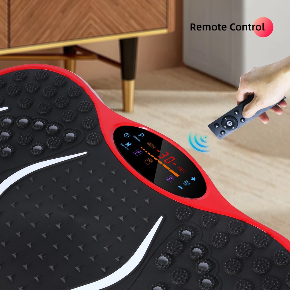 Vibration Plate Exercise Vibrating Platform Music Whole Body Workout Bluetooth