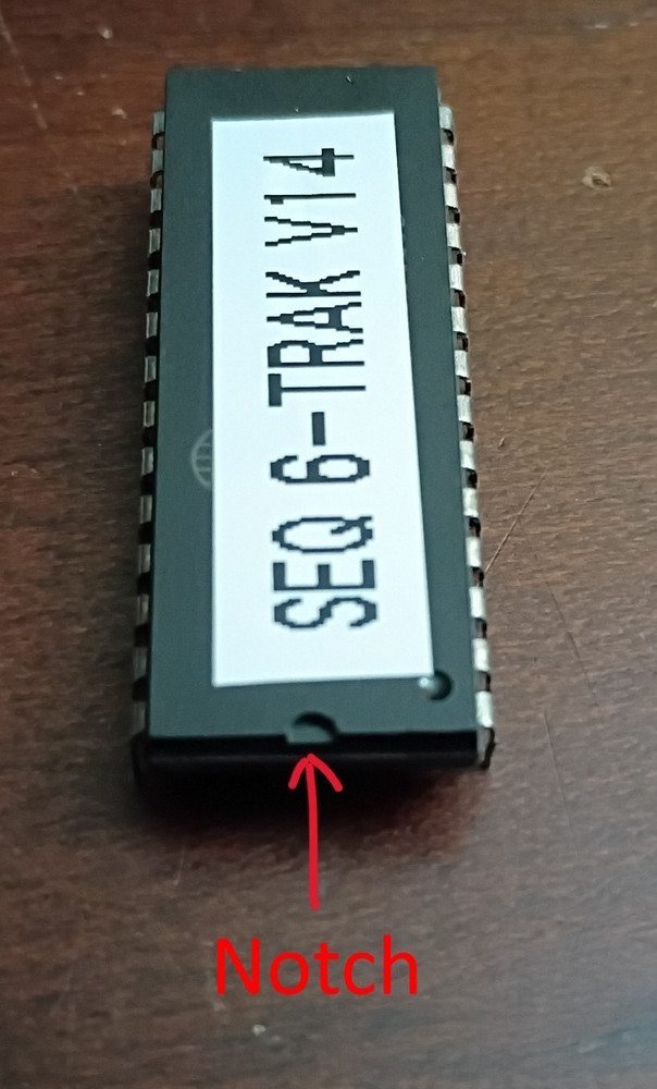 Sequential Circuits Six-Trak v14 EPROM Firmware Tauntek and Chip Puller Tool
