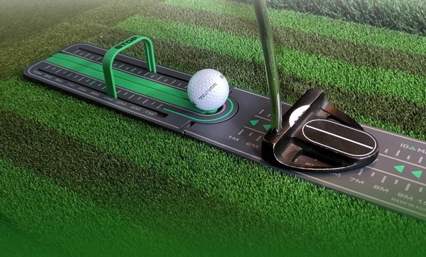 Portable golf putting Trainer Distance Adjustable Golf Practice Equipment