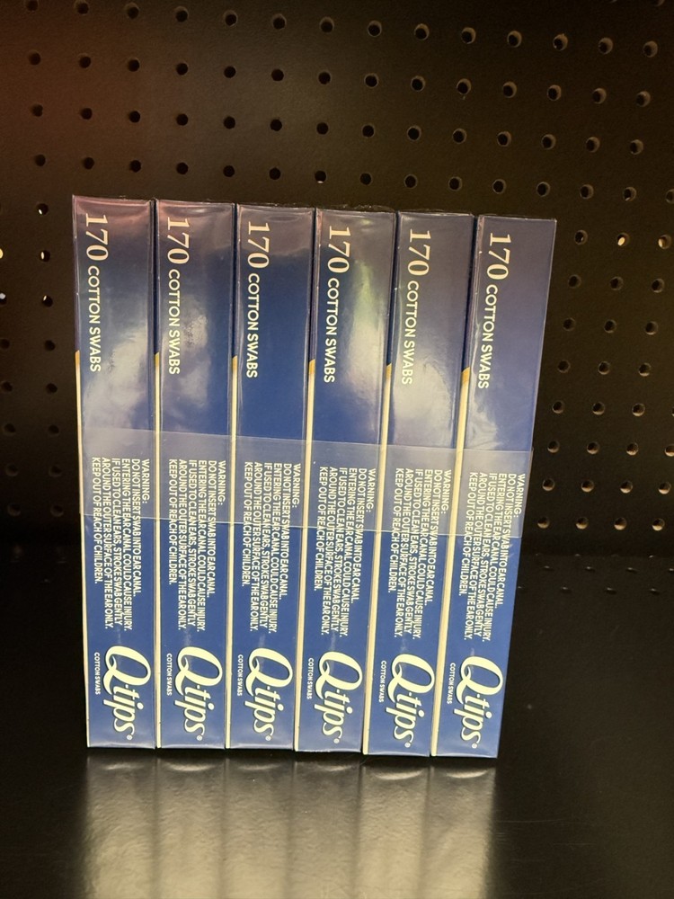 Q-TIPS 170 COTTON SWABS 6PK