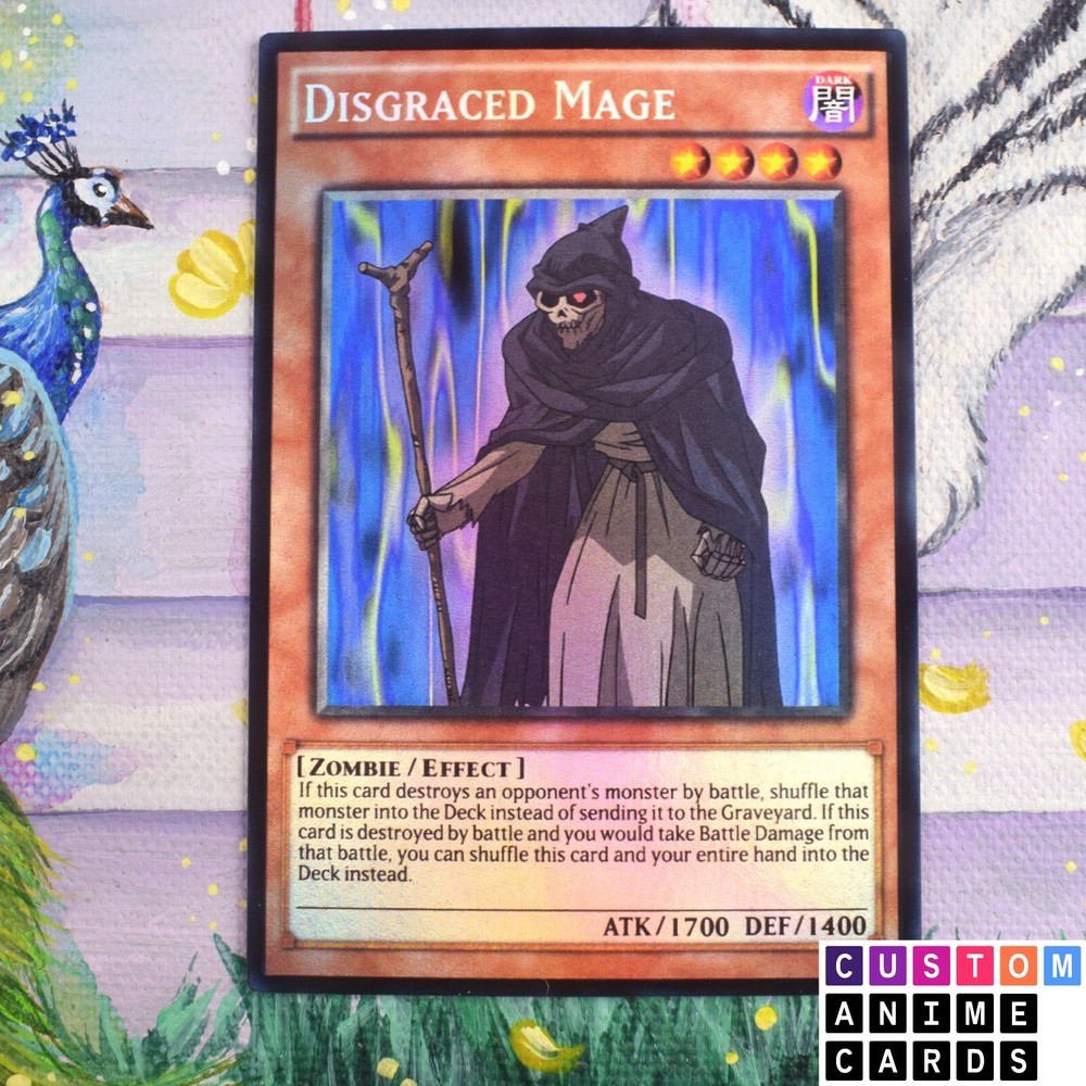 Disgraced Mage ANIME EFFECT HOLO card