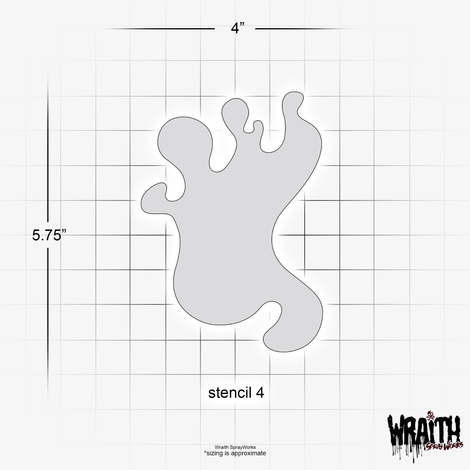 Real Fire Stencil Set (MINI) - Reusable Airbrush Stencil Template