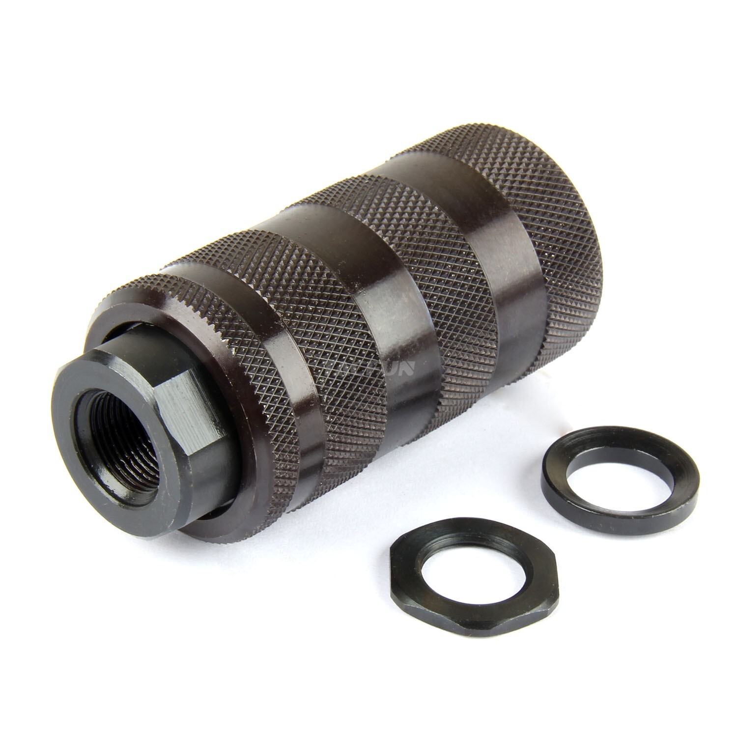 Muzzle Brake 1/2x28 1/2x36 5/8x24 w/ 13/16-16 Sound Sleeve Forwarder
