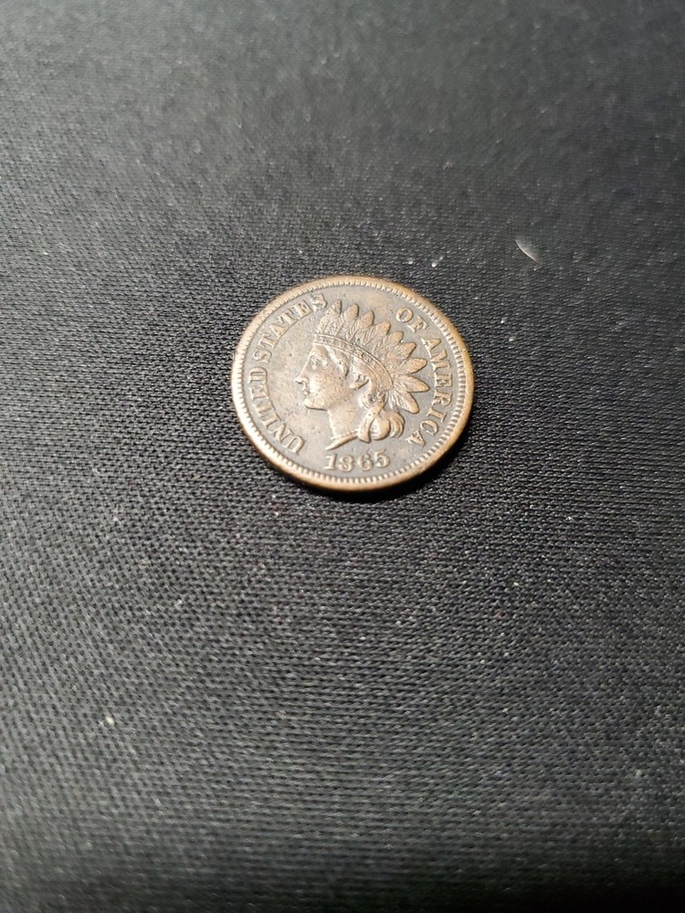 1865 Indian Head CentBronze Composite Penny F