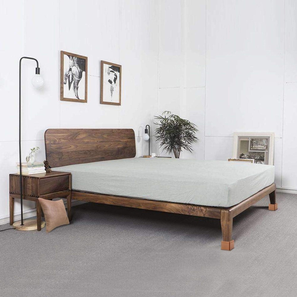 Adjustable Heavy Duty Bed Risers 3 Inch Stackable Bed Frame Riser Lifter 4 Pa...