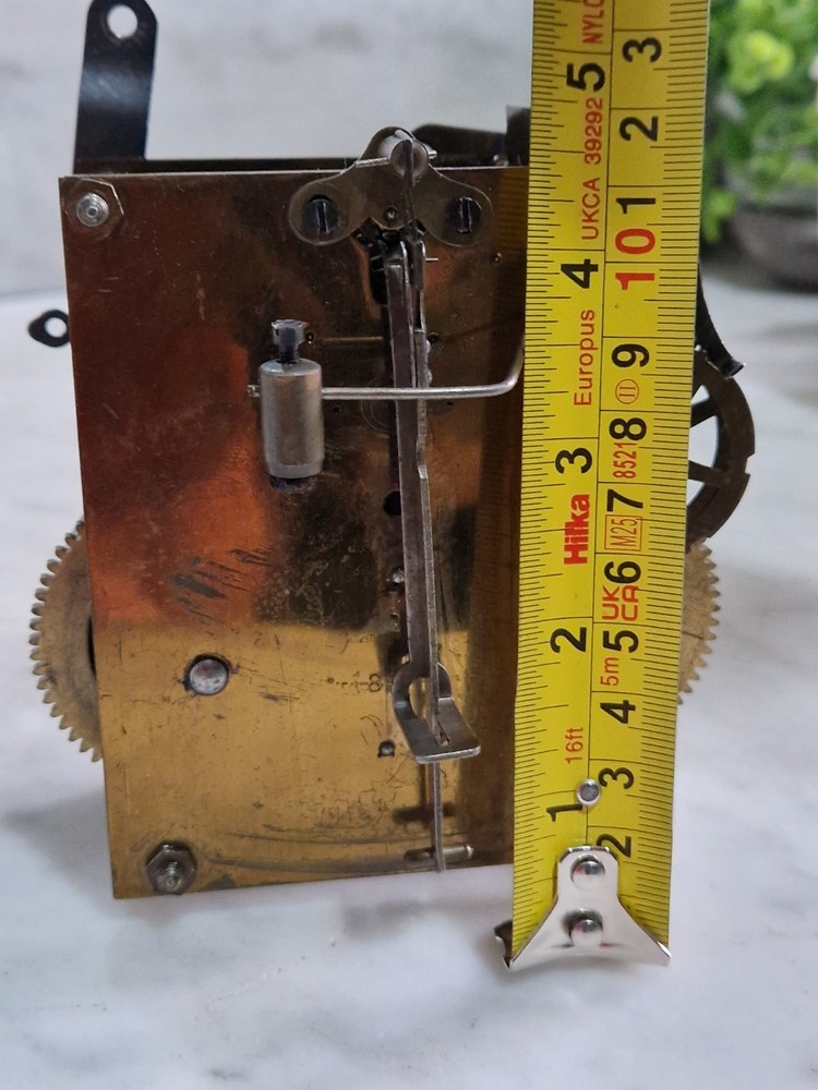 Antique Gustav Becker Clock Movement And Pendulum Gong Ect