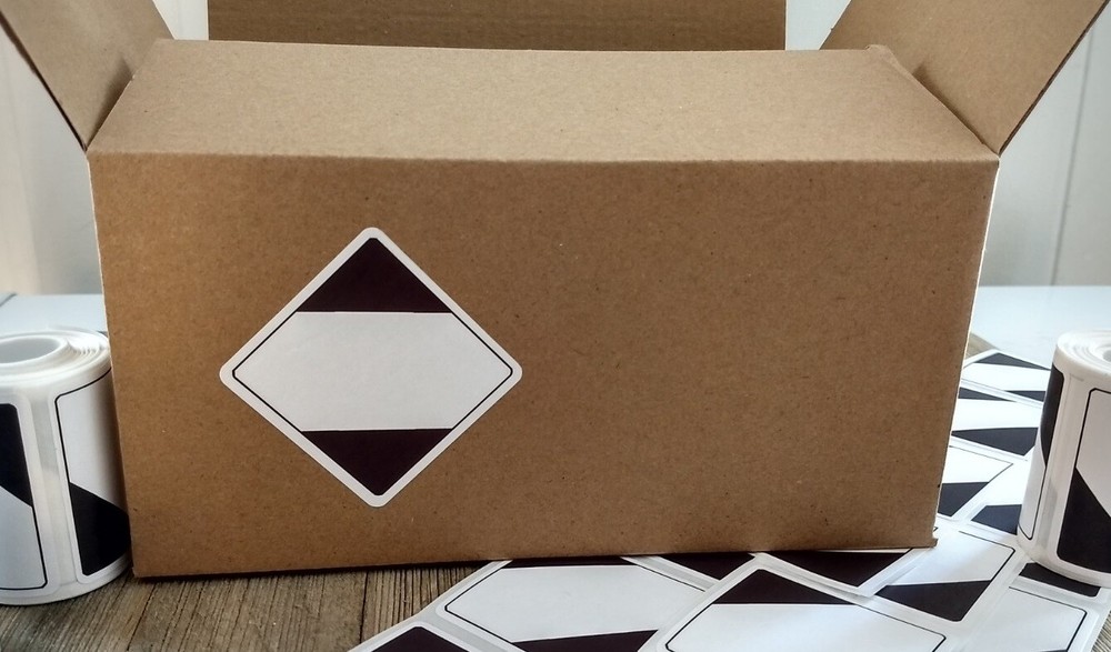 400 ORM-D DOT Limited Quantity Shipping Sticker Hazardous Label UPS / Fedex 2x2