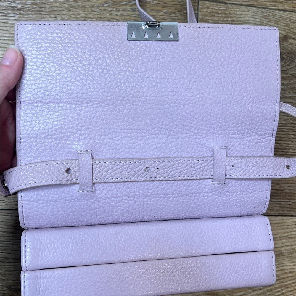 Behno Lavender Leather Mary Bag