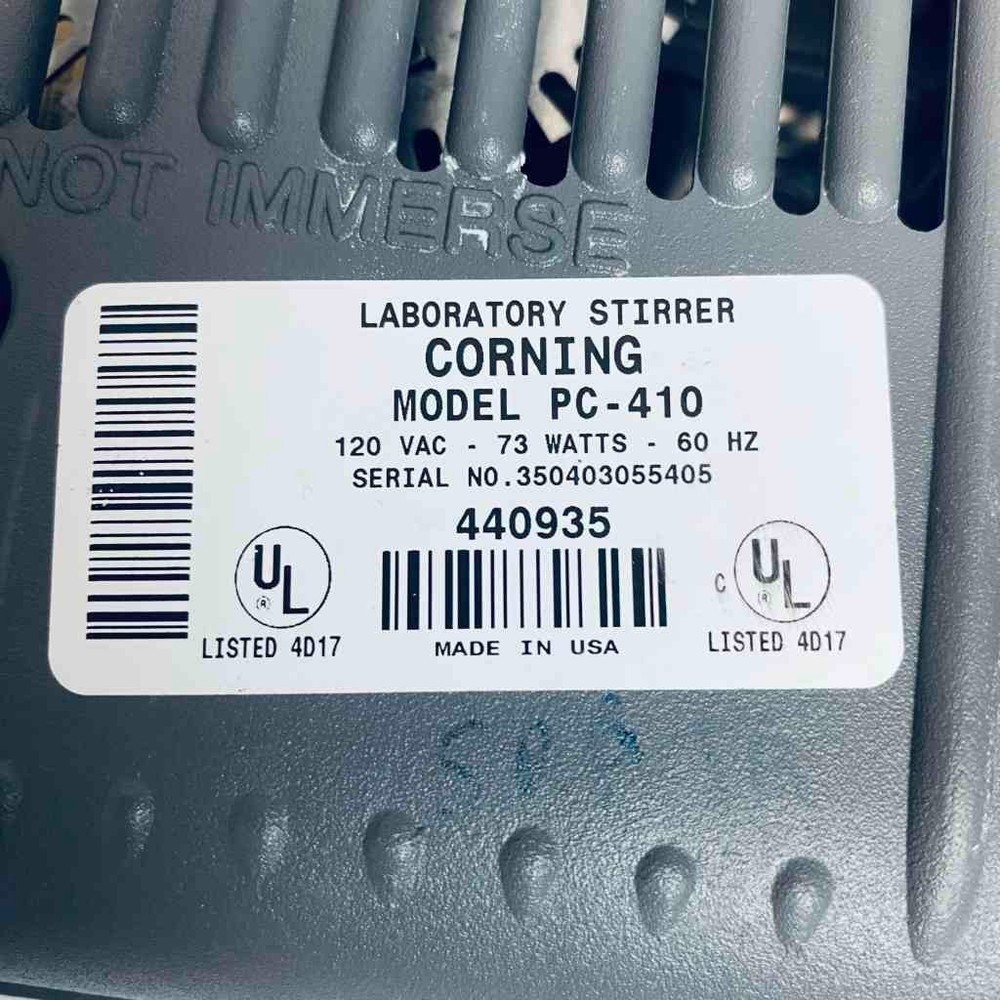 Corning Laboratory Magnetic Stirrer Analog Model PC-410