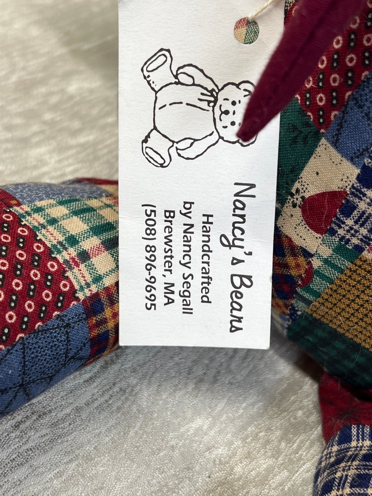 Nancy's Bears Handmade Quilt Pattern Teddy Bear 17" Tall