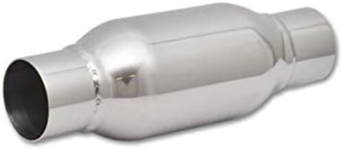 Lightweight 12" Stainless Steel Resonator with True Straight-Through Design