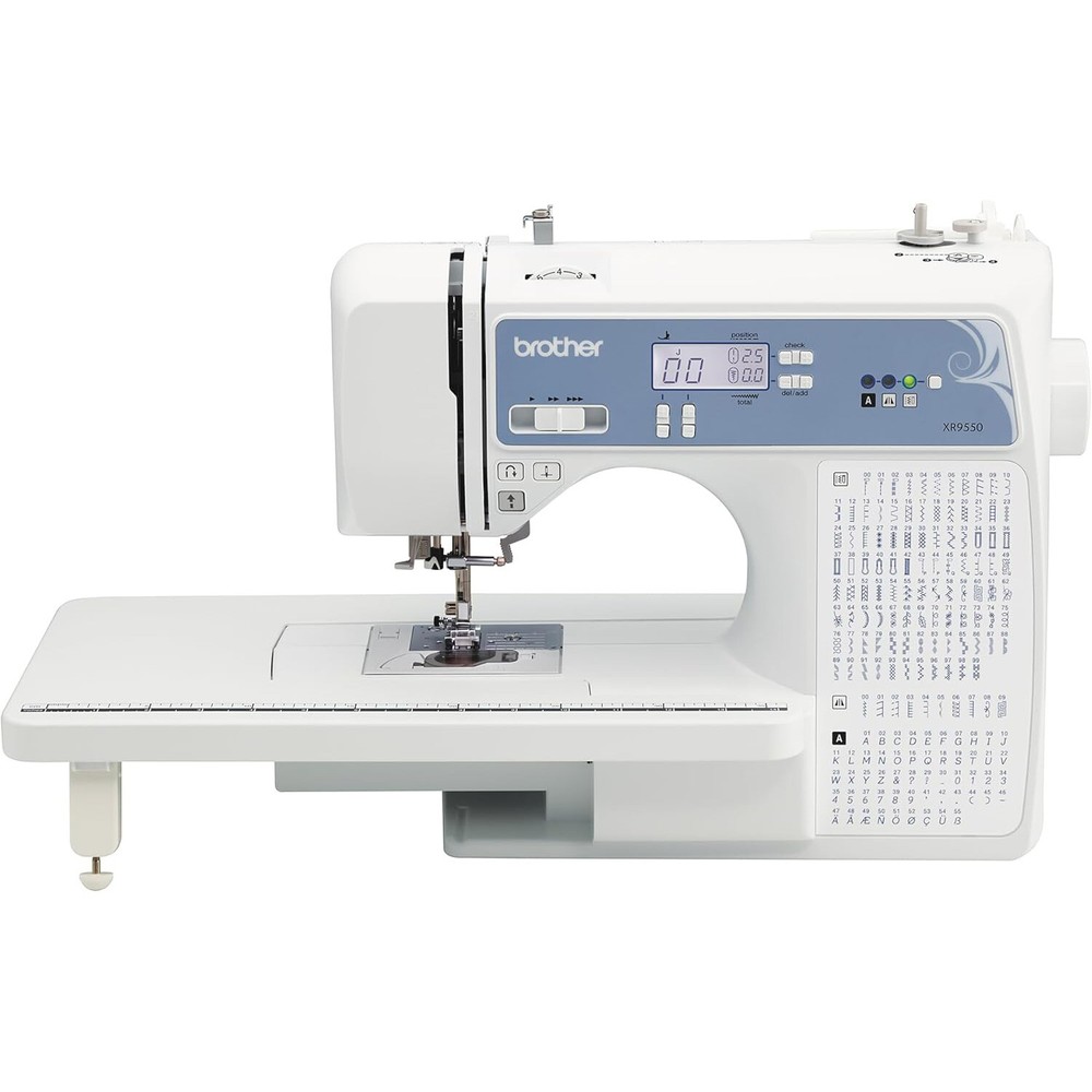 Sewing and Quilting Machine, Computerized, 165 Built-in Stitches, LCD Display