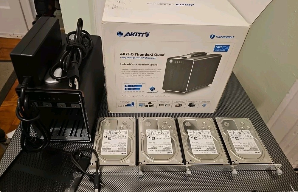 AKiTiO Thunder2 QUAD 16TB 3.5" HD
