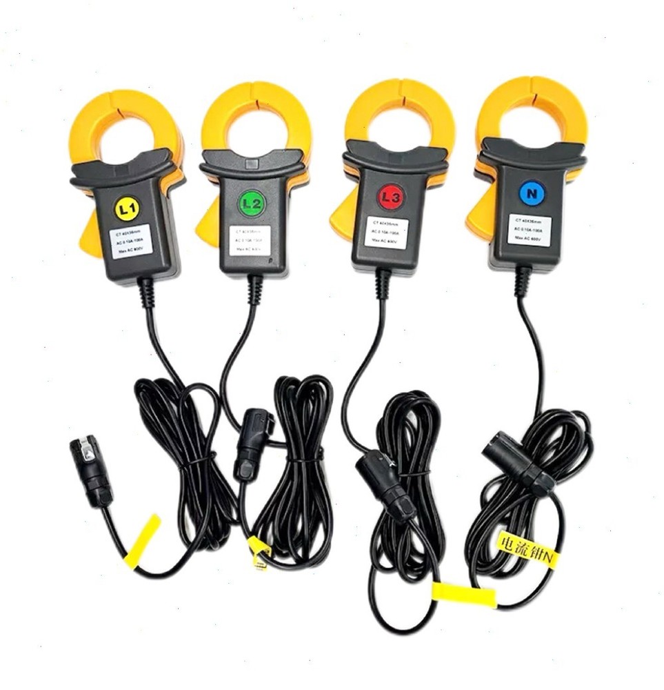 3 Phase Power Quality Analyzer with Current True RMS 0.10A~100A CT Size Φ40mm