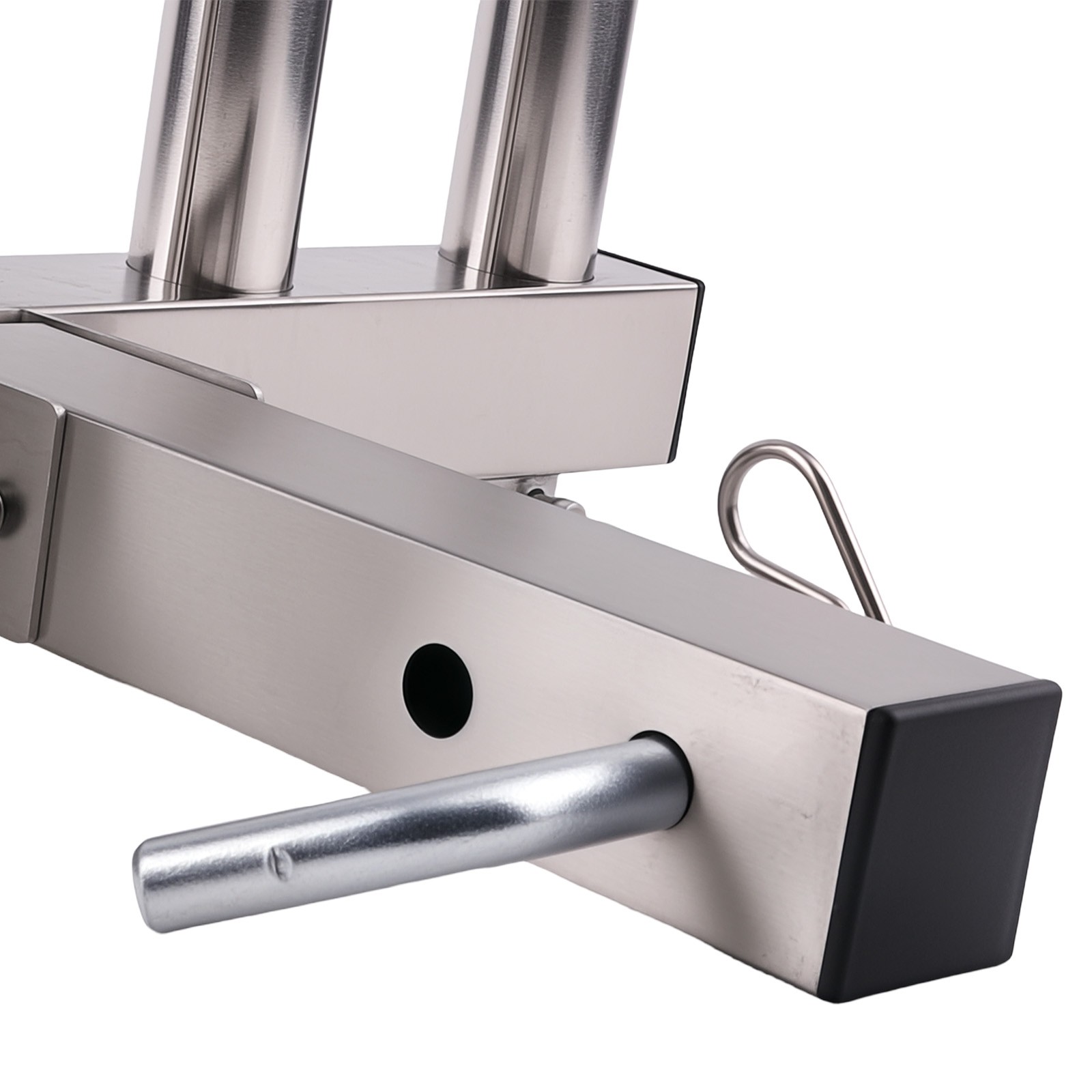 Stainless Steel Hitch Fishing Rod Holder 5 Link Tube for 2" Hitch Receivers