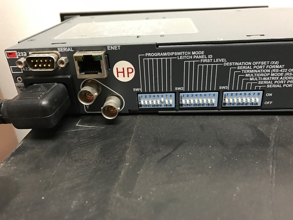 LEITCH HARRIS RCP-8x1p CONTROL PANEL
