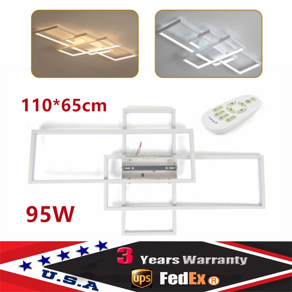 Modern LED Ceiling Light Flush Mount Kitchen Bedroom Down Lighting Fixture Lamp