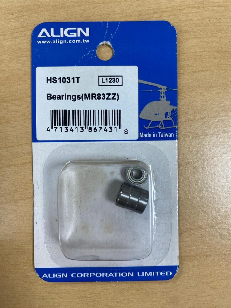 Align Trex 450 MR83ZZ Bearings (4pcs) HS1031T