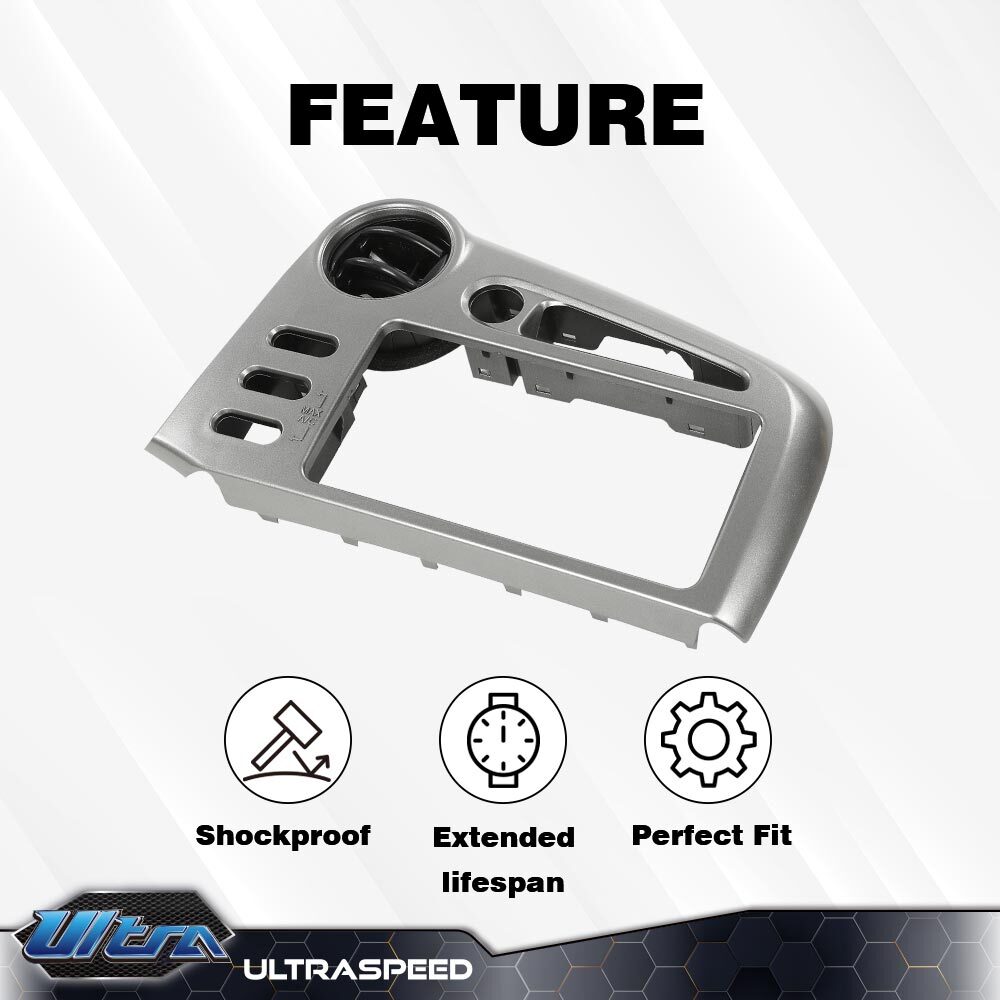 Fit For 2003-2008 Toyota Matrix/Pontiac Vibe Center Dash Radio Bezel Trim Silver