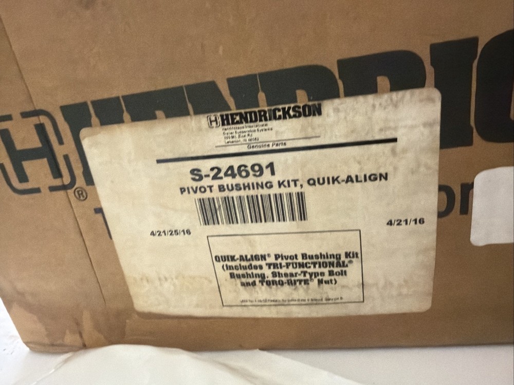 Hendrickson S-24691 Quick Align Pivot Bushing Kit