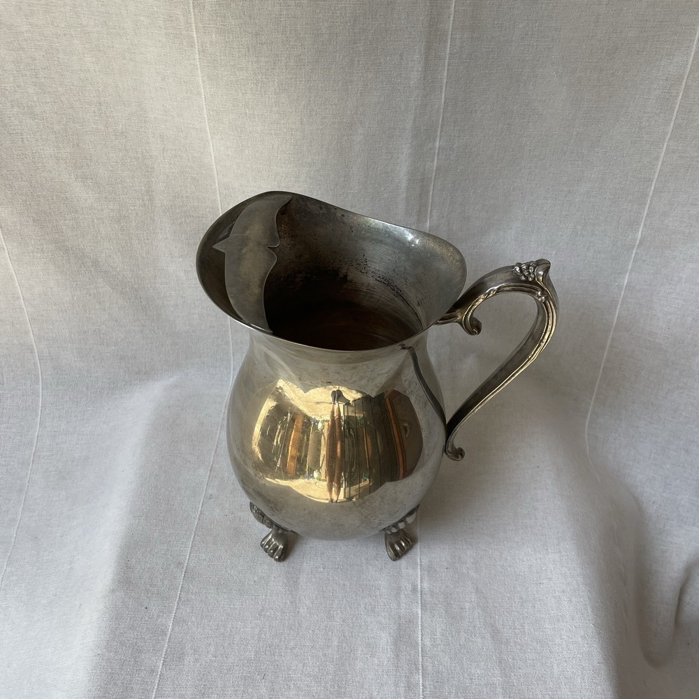 Vintage Silver Plated Water Pitcher