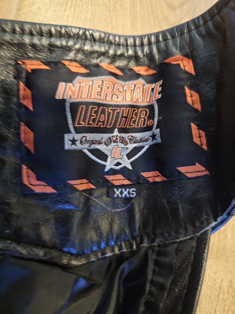 Interstate Leather Chaps Size XXS Adjustable Waist