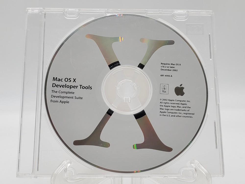 Mac OS X Developer Tools, The Complete Development Suite. V 10.2 Or Later, 2002