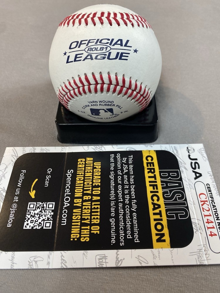 MLB NETWORK- JON PAUL MOROSI AUTOGRAPH ROLB BASEBALL JSA CK21414
