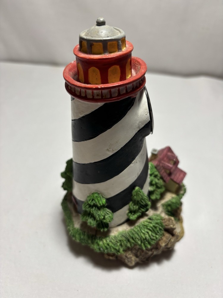 Ceramic Lighthouse with Japanese Movement Time Piece Keeps Perfect Time