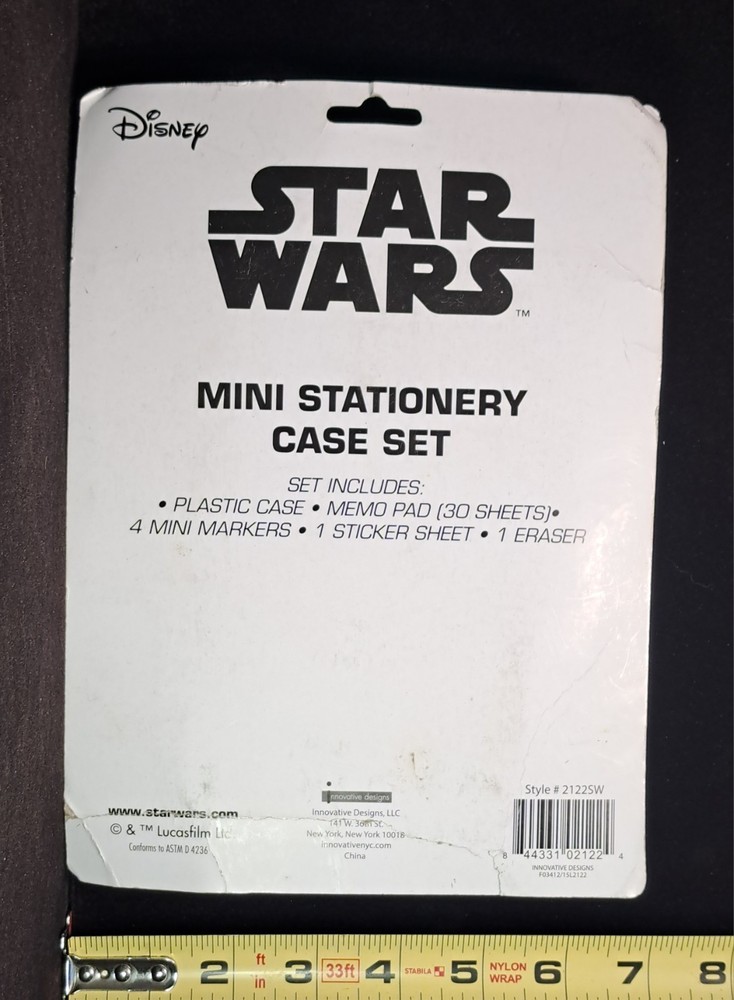 Disney Star Wars R2-D2 Mini Stationery Case Set.