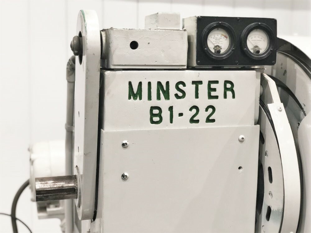 22 Ton Minster Punch Press - Minster B1-22 Model C Frame Mechanical