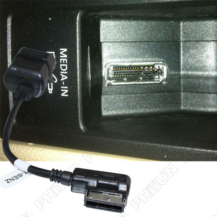 For Benz Radio Stereo Aux Cable Adapter MMI Socket Car Bluetooth Wireless Module