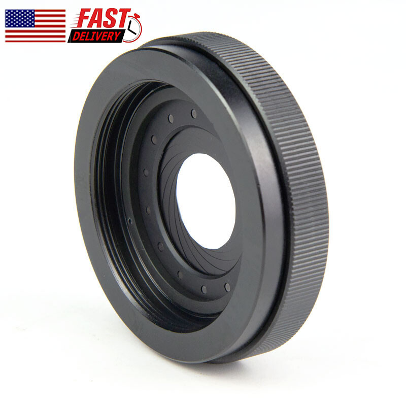 Adjustable 1.5-26mm Iris Diaphragm M30 to M37 Camera Lens Module Adapter Ring