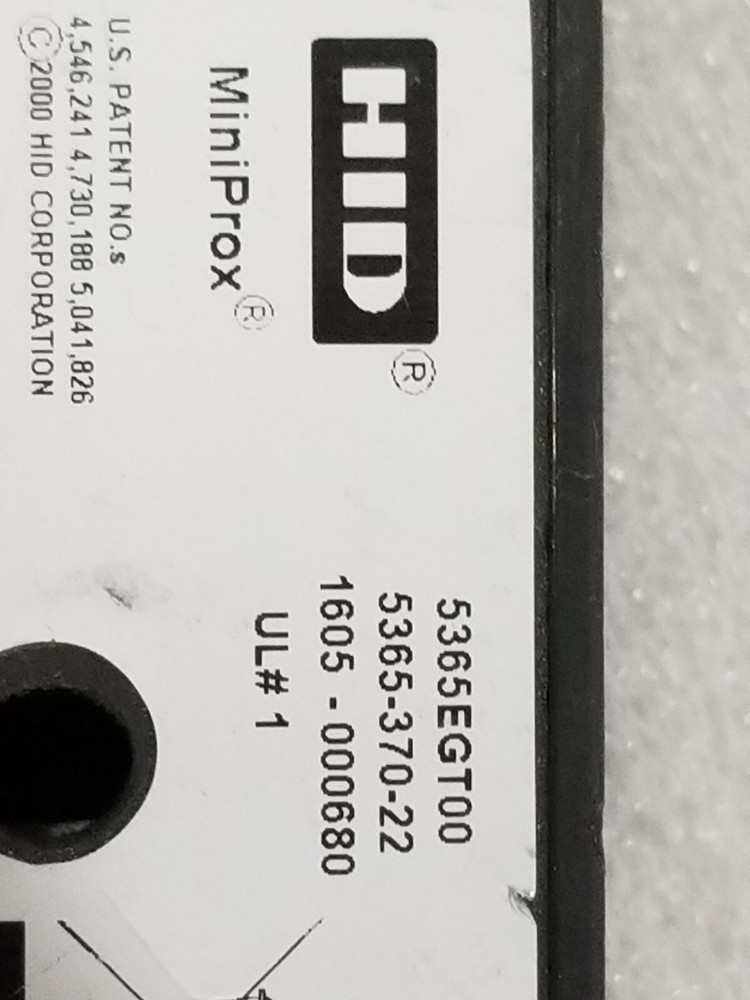 HID Mini Prox 5365EGT00 Proximity Reader