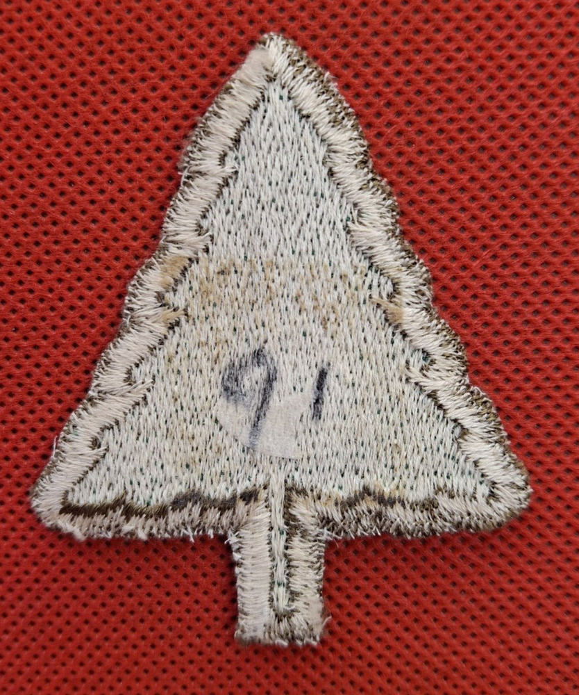 US Army Authentic WW2 91st Infantry Division OD Border Patch