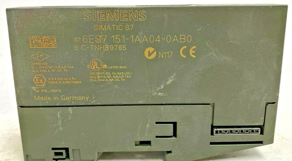 SIEMENS, DIGITAL INPUT MODULE, 6ES7 151-1AA04-0AB0