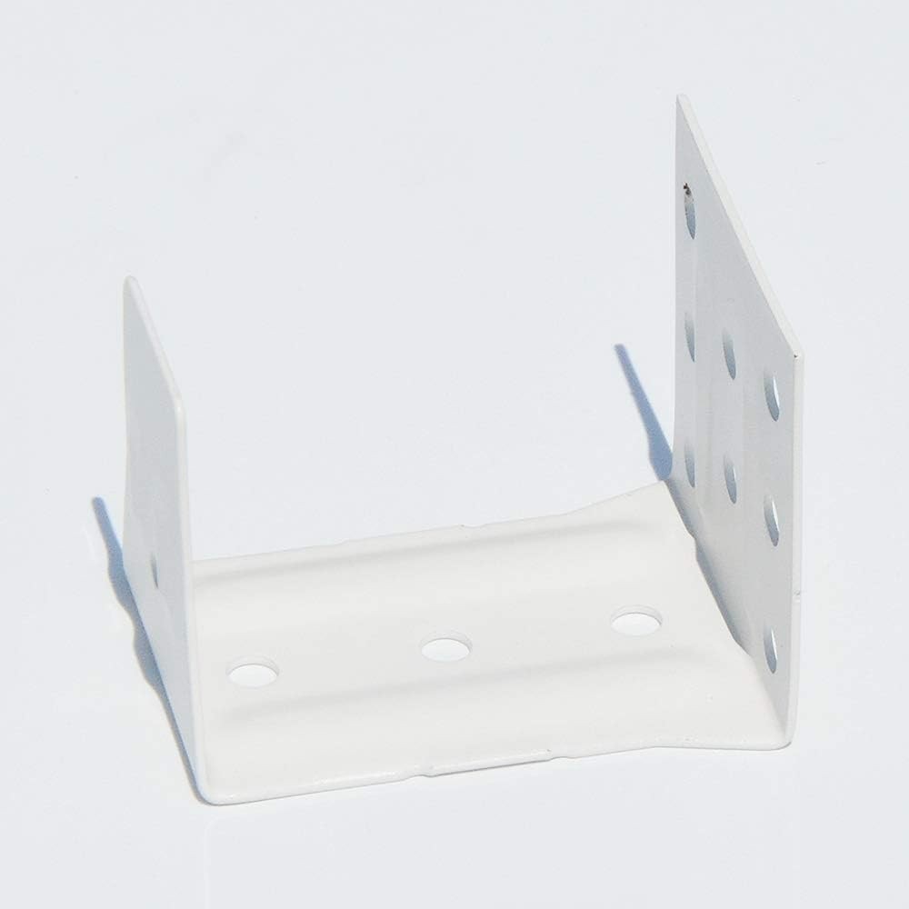 cuteLEC 2-Pack Center Support Bracket White for 2" High Profile Blinds