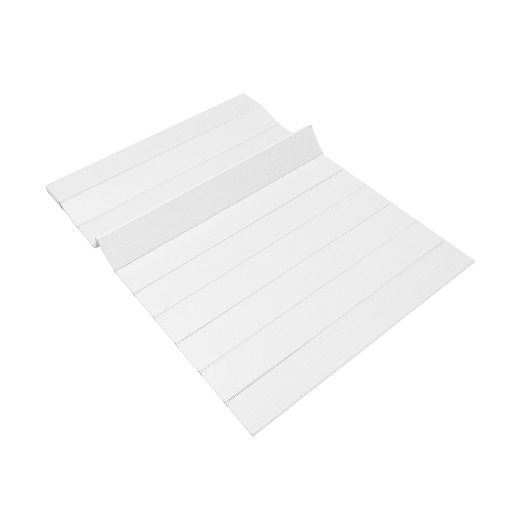 Modern Folding Bathtub Cover Rectangular Insulation Dust Cover White Bath Lid