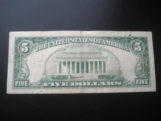 $5 1963 UNITED STATES NOTE CHOICE F NOTE