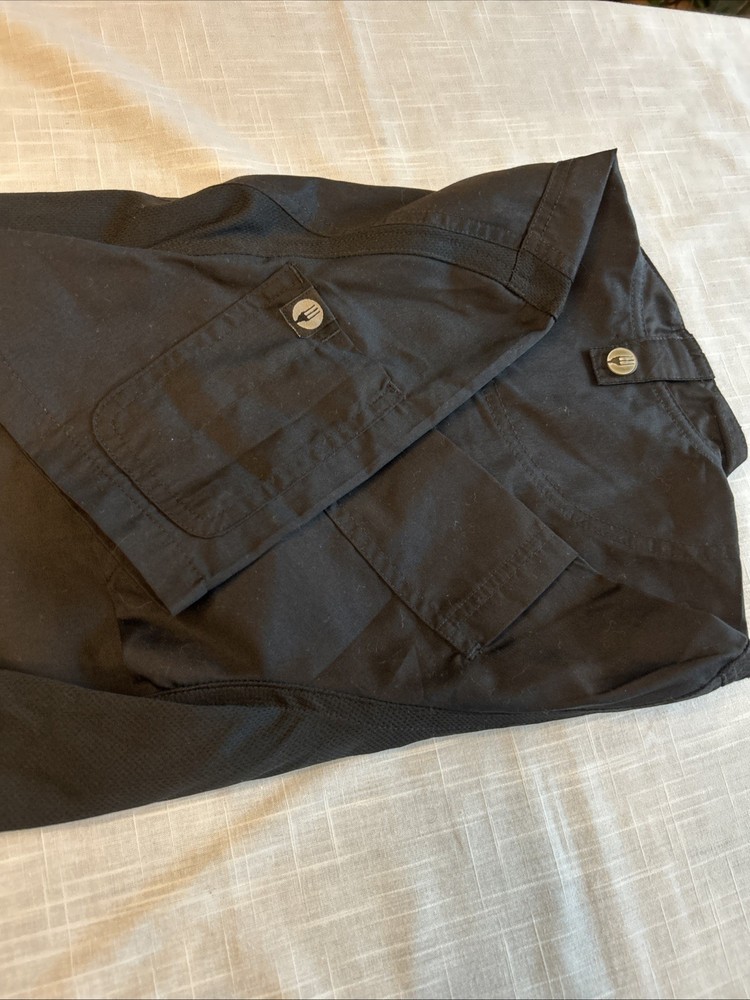 Women's Springfield Chef Coat, Black, Medium