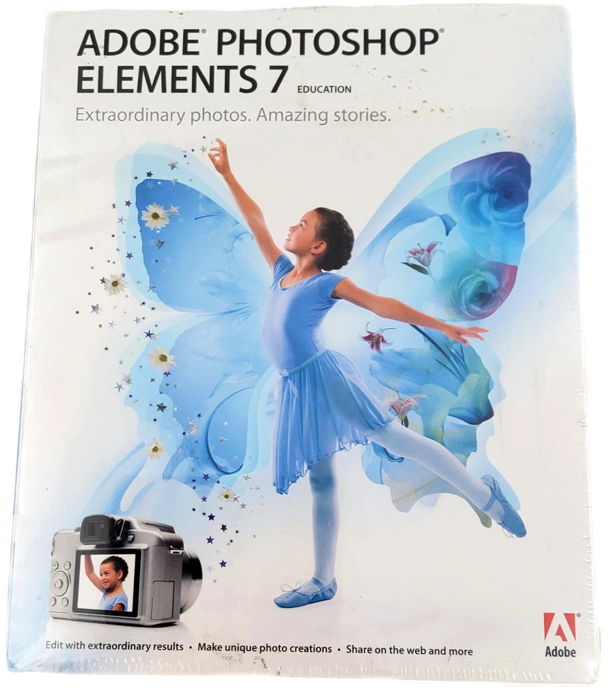 ADOBE PHOTOSHOP ELEMENTS 7 with Getting Started Guide