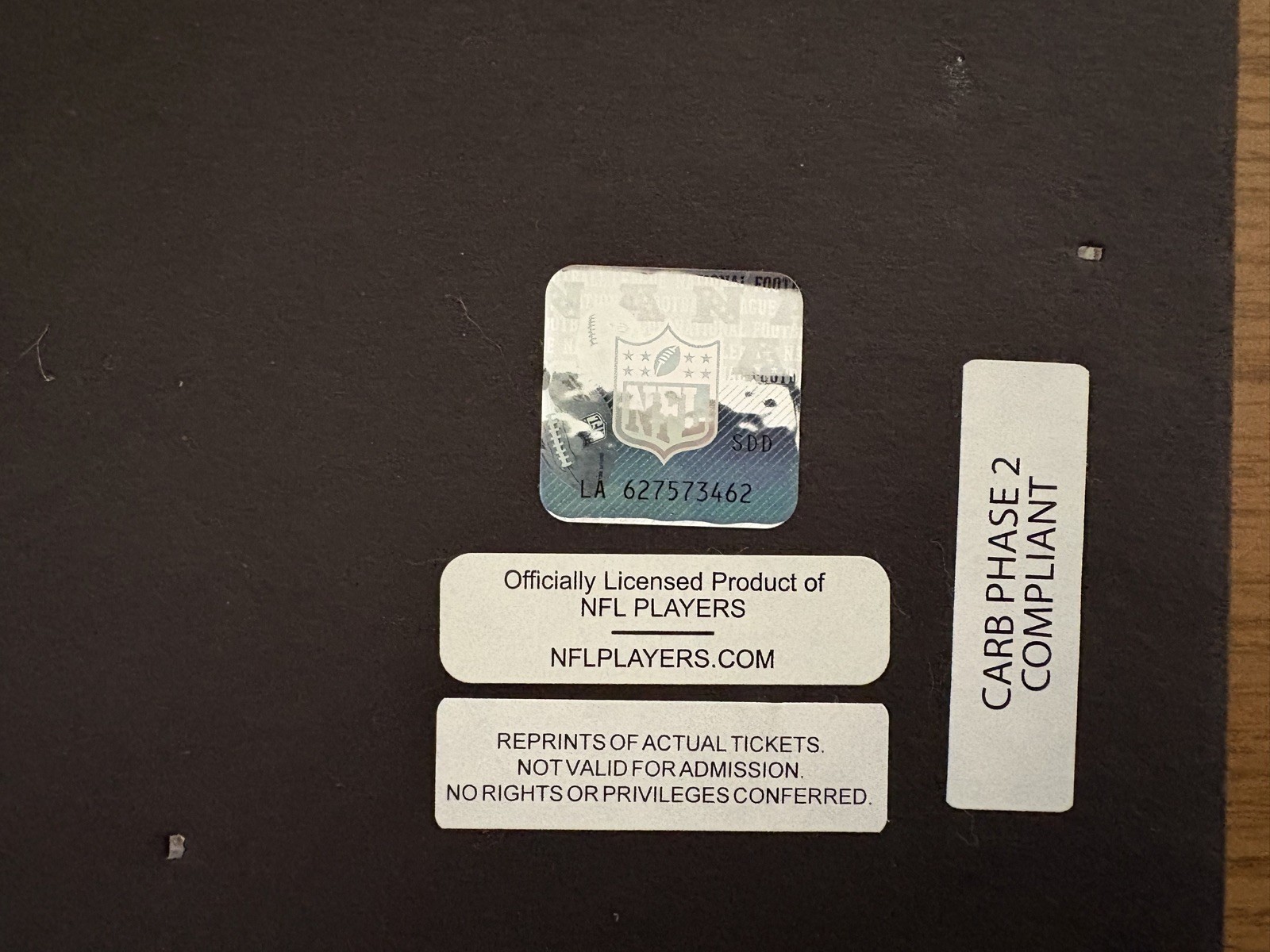 New England Patriots Super Bowl LIII Reprint Ticket Plaque Officially Licensed