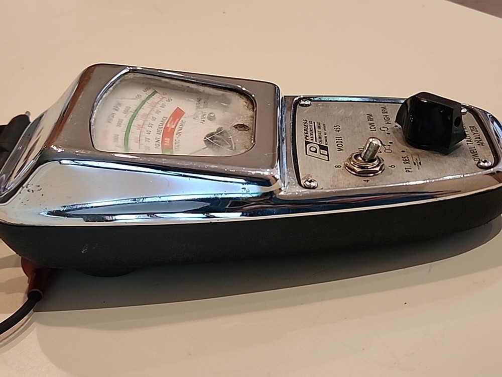 Vintage Peerless Dwell Tach Primary Analyzer Model 455