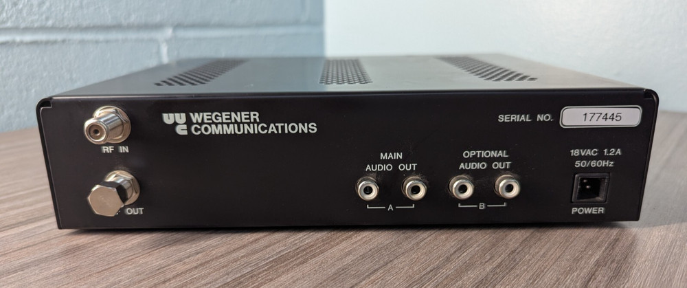 Wegener Communications Muzak Encompass LE Digital Satellite Radio