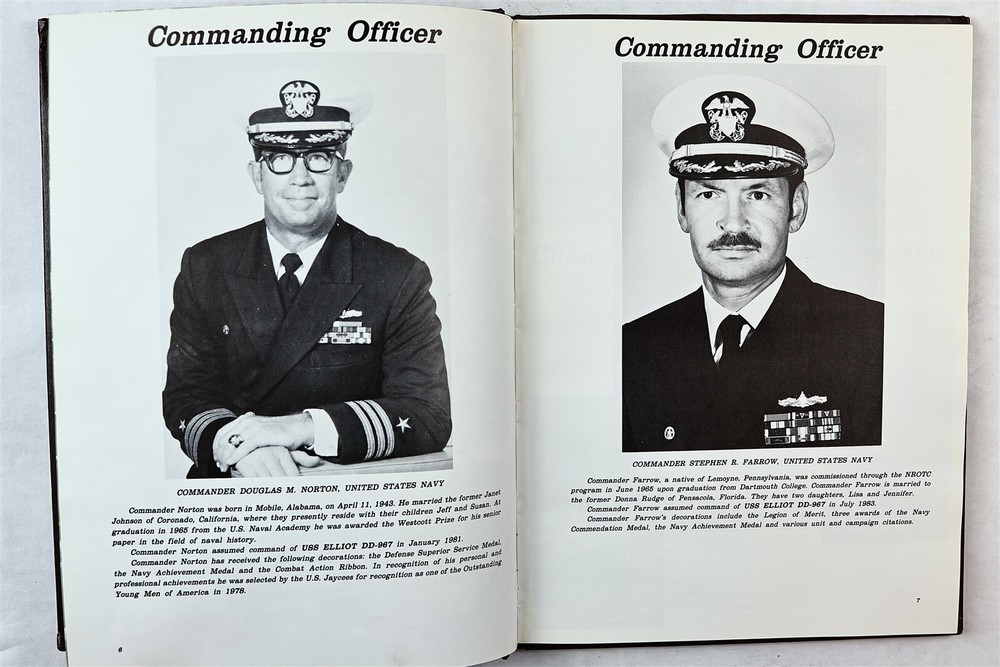 USS Elliot (DD-967) 1983 Westpac Deployment Cruise Book