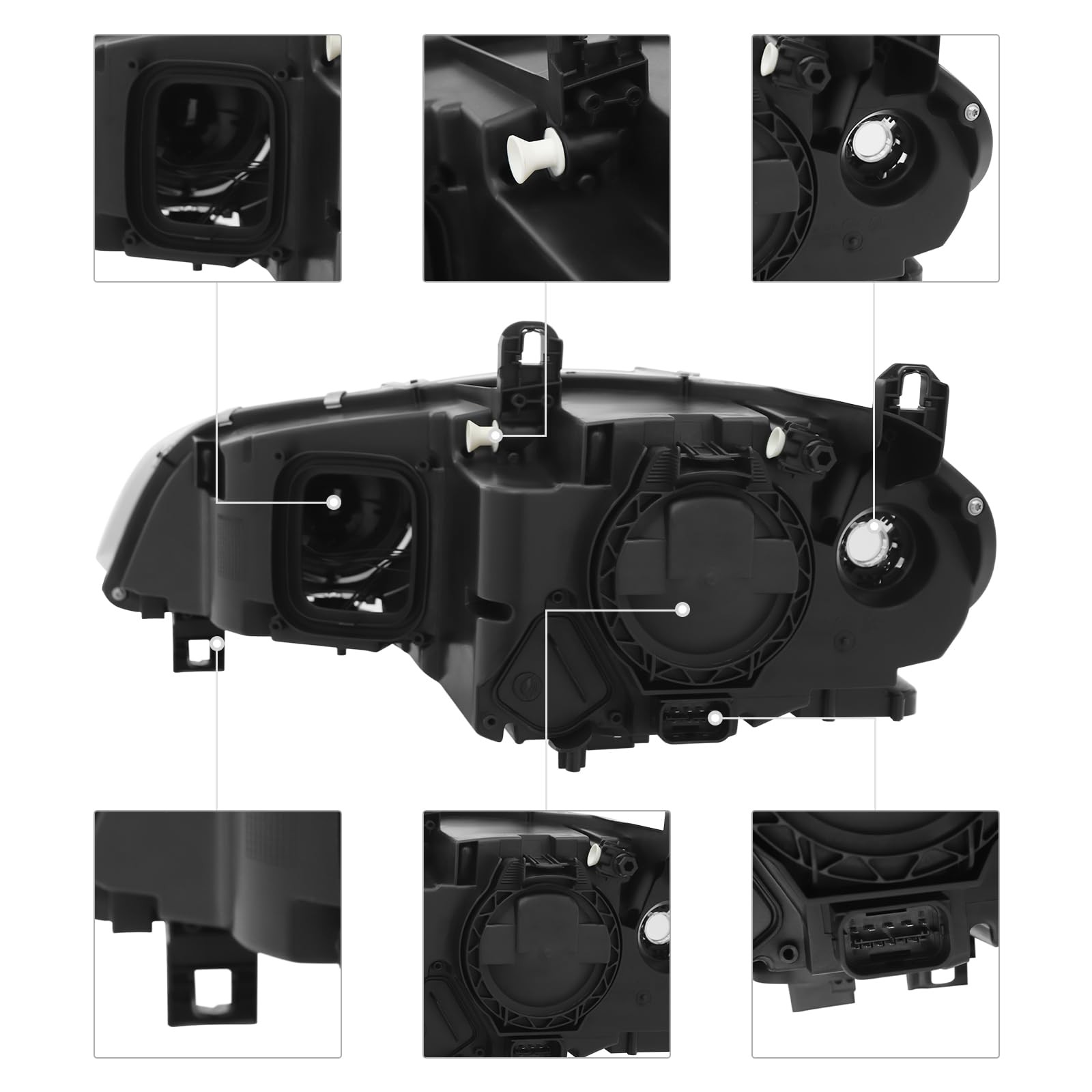 For 2011 2012 2013 BMW X5 Headlight Assembly Right Passenger Side