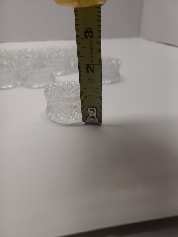 Vintage L E Smith (16) Open Salts, Salt Cellars Glass