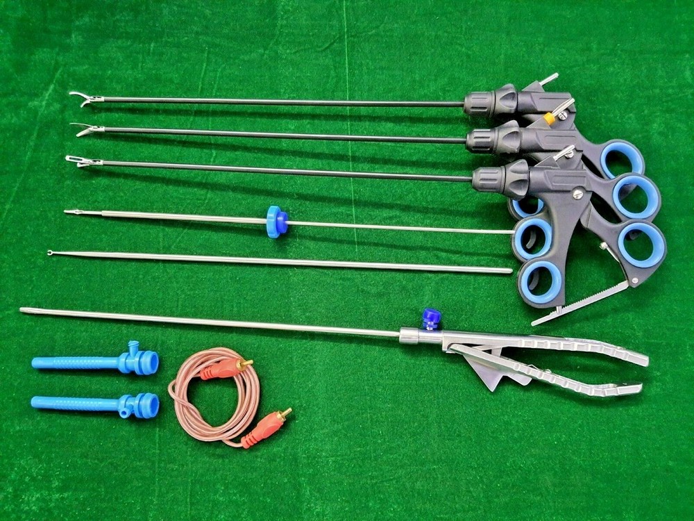 Laparoscopic Simulator Endo-Trainer with complete Set Kit Endoscopy Instruments