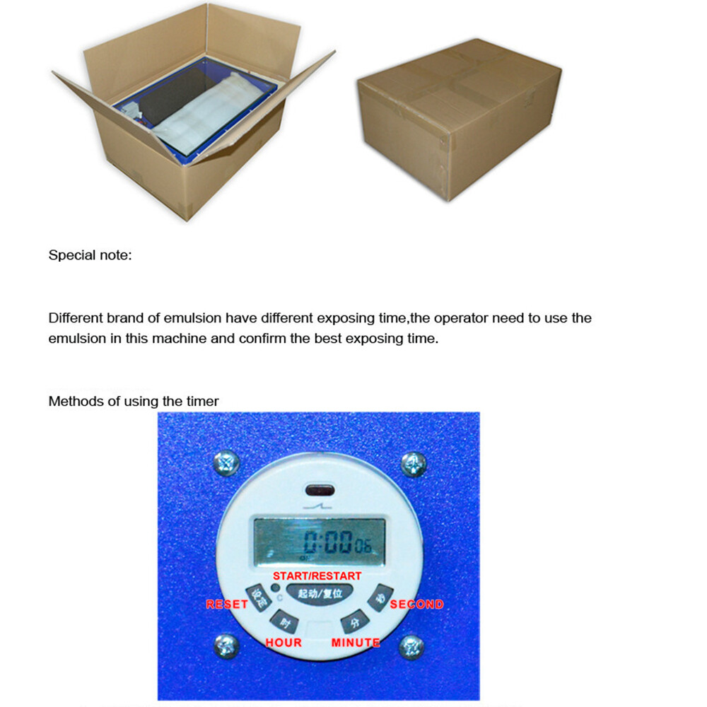 Uv Exposure Unit for Screen Printing - LED Light Plate Maker Machine